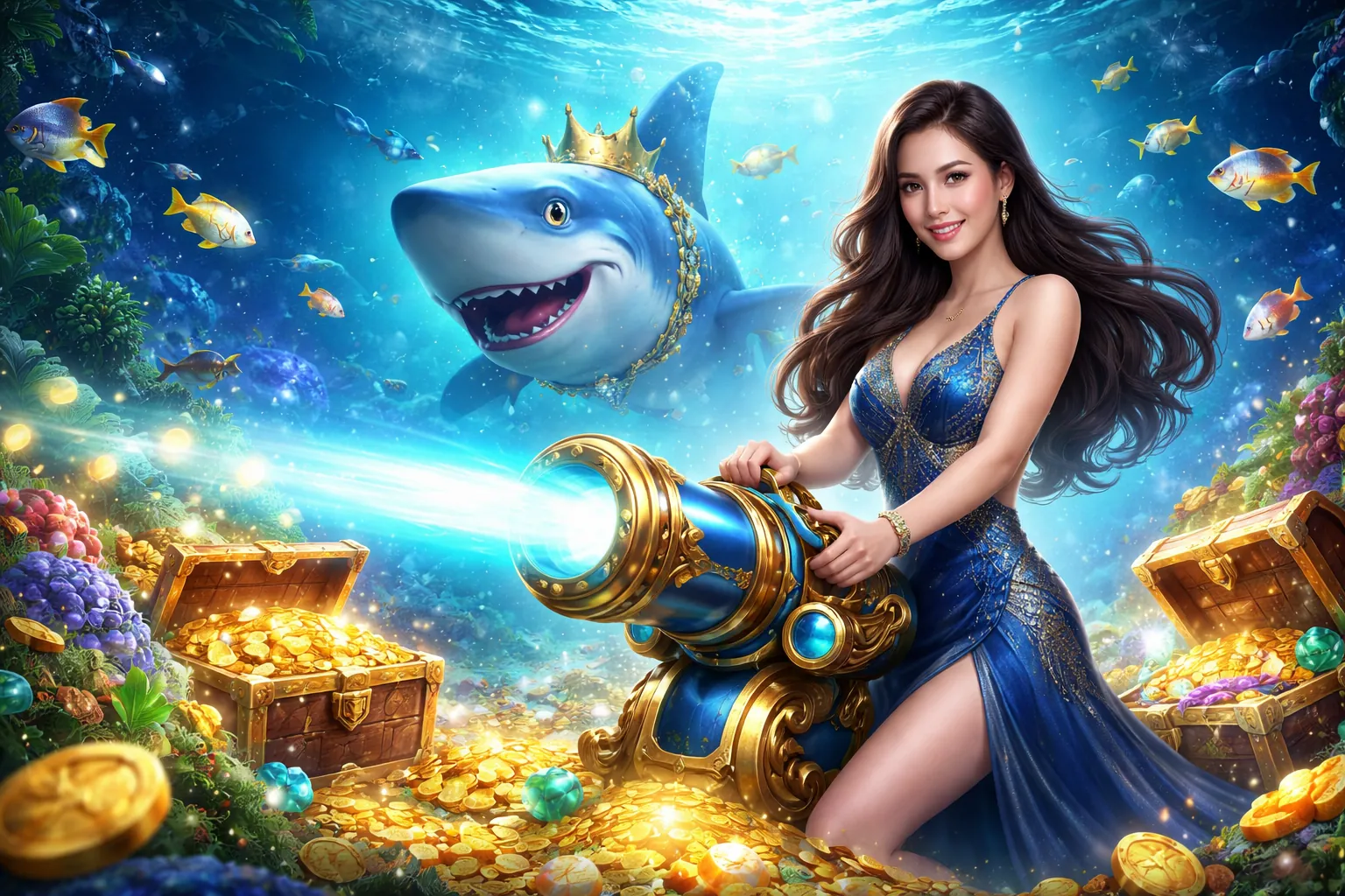 Thế giới Bắn Cá 789clup với đa dạng loài cá và kho báu
